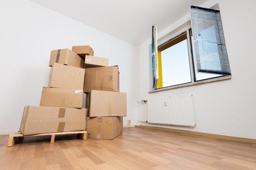 Careful loading of boxes and furniture for same day removals in East London