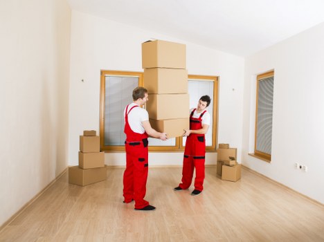 Unpacking service helping set up a Canary Wharf property