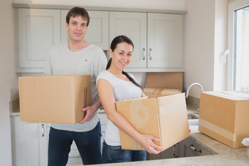 Careful packing and furniture protection for a Canary Wharf home move