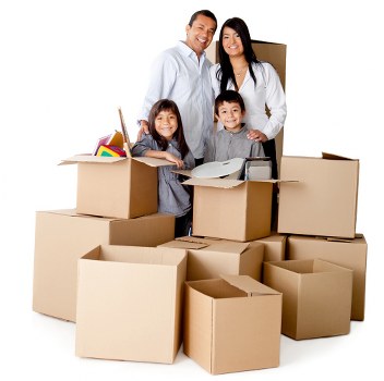 Commercial moving truck service for offices in Canary Wharf